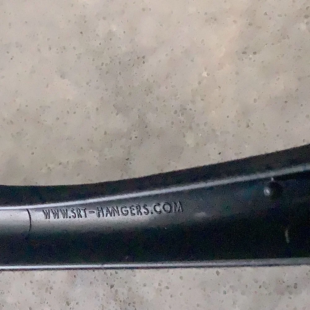 BALENCIAGA Black velvet/ suede hanger